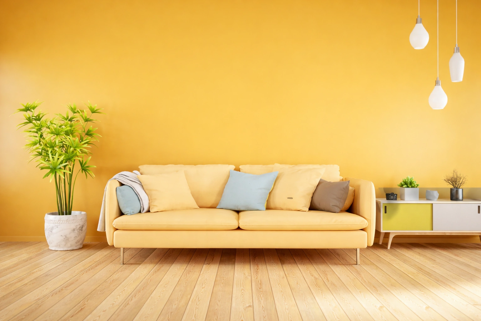 Warm lighting decor vase